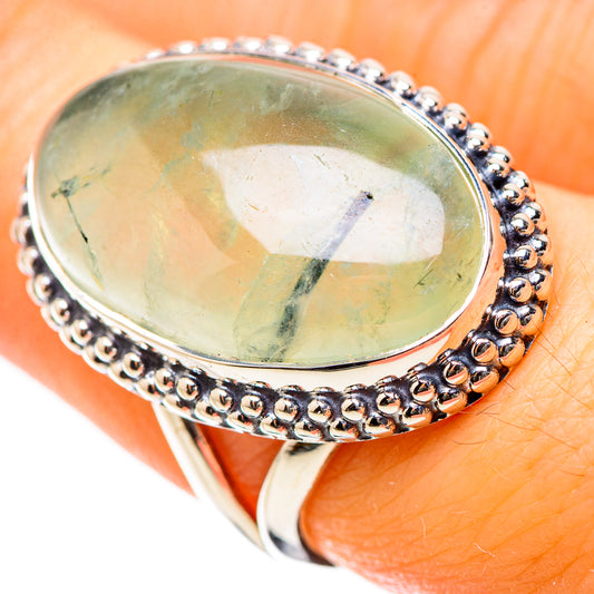 Prehnite Rings handcrafted by Ana Silver Co - RING134166
