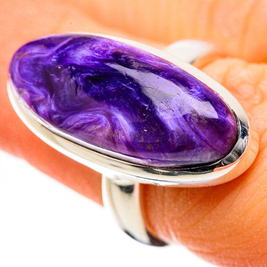Charoite Rings handcrafted by Ana Silver Co - RING134176