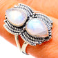 Rainbow Moonstone Rings handcrafted by Ana Silver Co - RING134180