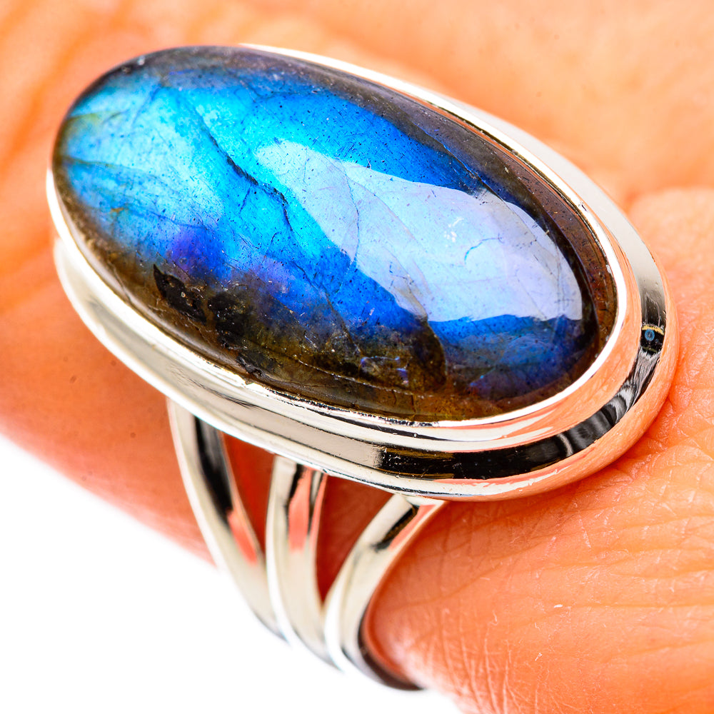 Labradorite Rings handcrafted by Ana Silver Co - RING134182
