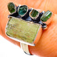 Green Tourmaline Rings handcrafted by Ana Silver Co - RING134185