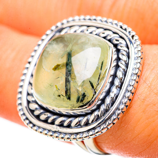 Prehnite Rings handcrafted by Ana Silver Co - RING134188