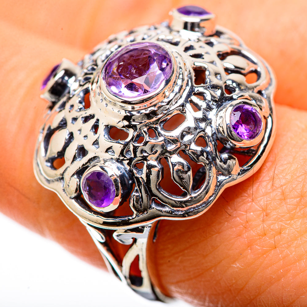 Amethyst Rings handcrafted by Ana Silver Co - RING134196