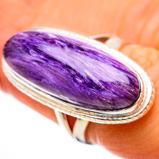 Charoite Rings handcrafted by Ana Silver Co - RING134197
