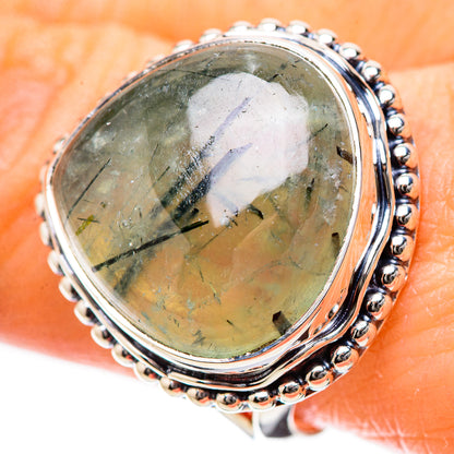 Prehnite Rings handcrafted by Ana Silver Co - RING134212