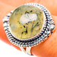 Prehnite Rings handcrafted by Ana Silver Co - RING134225
