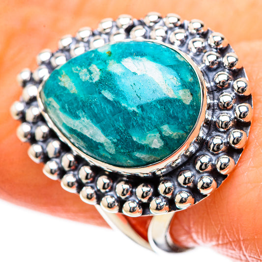 Amazonite Rings handcrafted by Ana Silver Co - RING134229