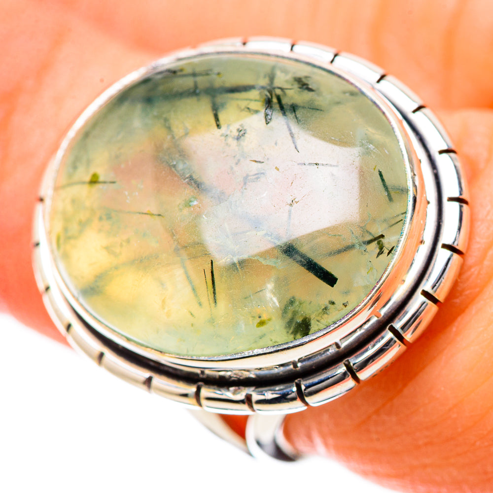 Prehnite Rings handcrafted by Ana Silver Co - RING134244