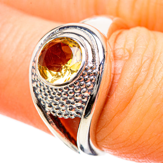 Citrine Rings handcrafted by Ana Silver Co - RING134249