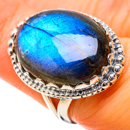 Labradorite Rings handcrafted by Ana Silver Co - RING134257