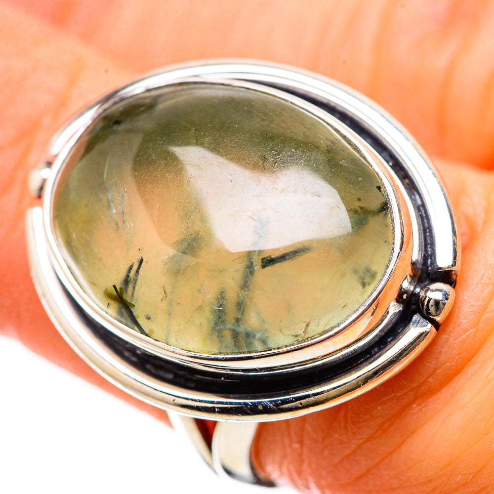 Prehnite Rings handcrafted by Ana Silver Co - RING134261