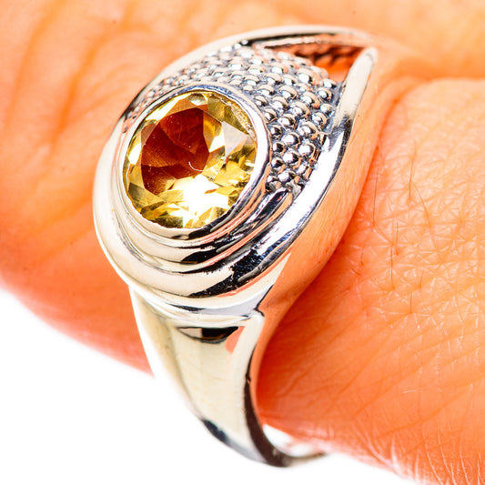Citrine Rings handcrafted by Ana Silver Co - RING134264