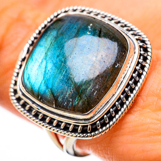 Labradorite Rings handcrafted by Ana Silver Co - RING134281