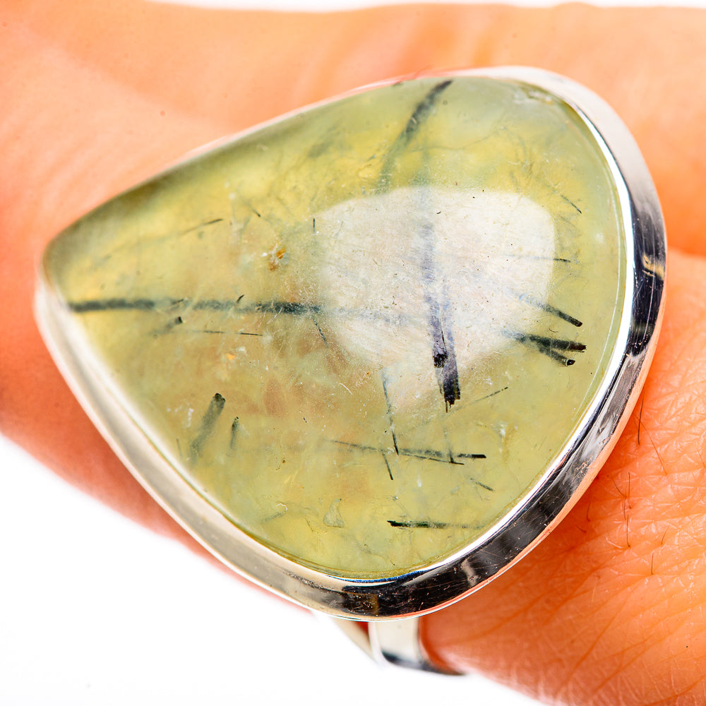 Prehnite Rings handcrafted by Ana Silver Co - RING134289