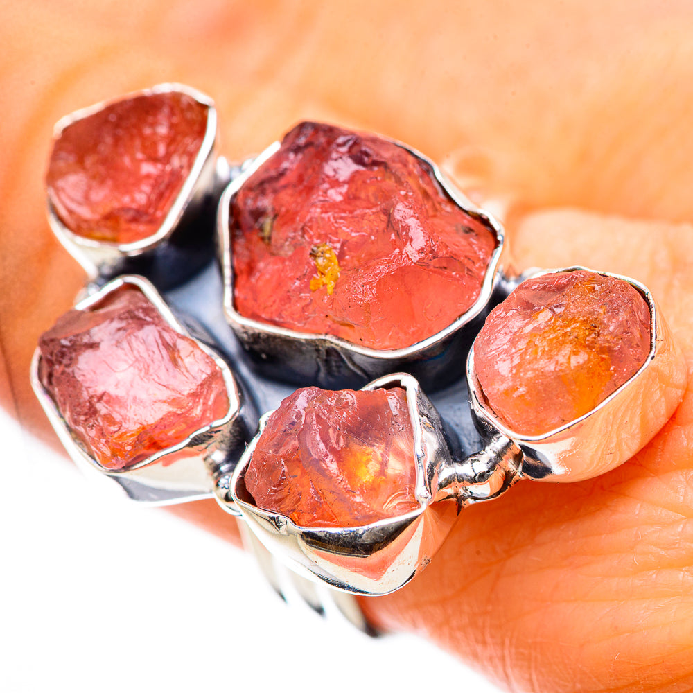 Rose Quartz Rings handcrafted by Ana Silver Co - RING134292