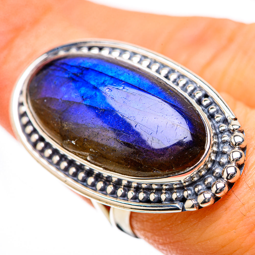 Labradorite Rings handcrafted by Ana Silver Co - RING134299