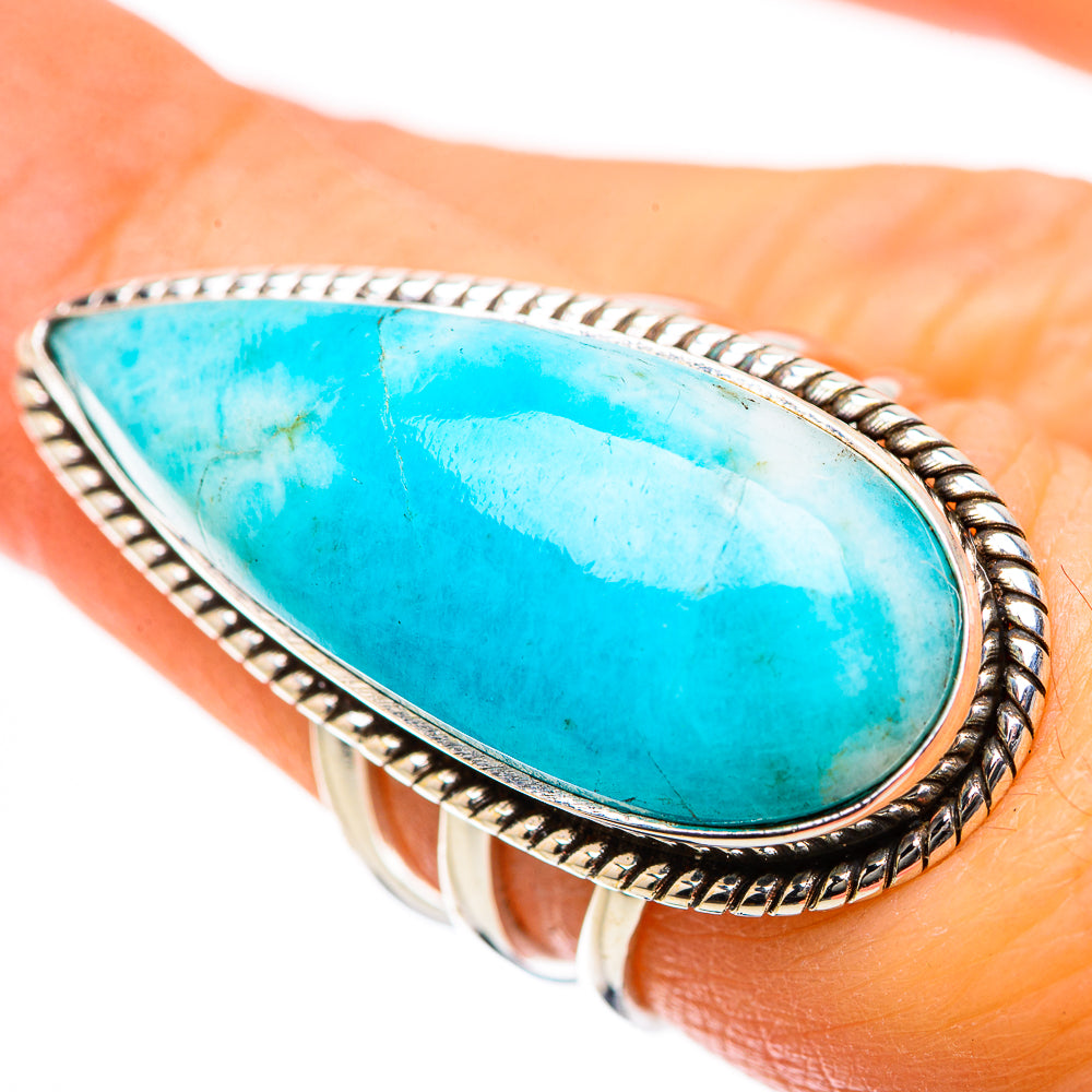 Larimar Rings handcrafted by Ana Silver Co - RING134301