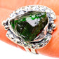 Chrome Diopside Rings handcrafted by Ana Silver Co - RING134306