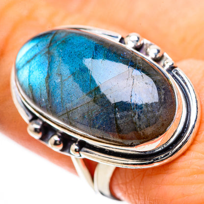 Labradorite Rings handcrafted by Ana Silver Co - RING134335