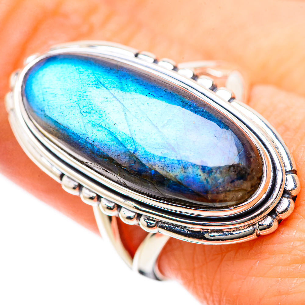 Labradorite Rings handcrafted by Ana Silver Co - RING134354