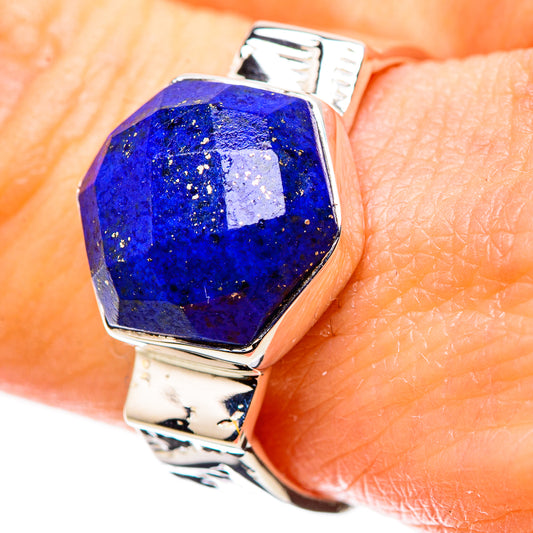Lapis Lazuli Rings handcrafted by Ana Silver Co - RING134360