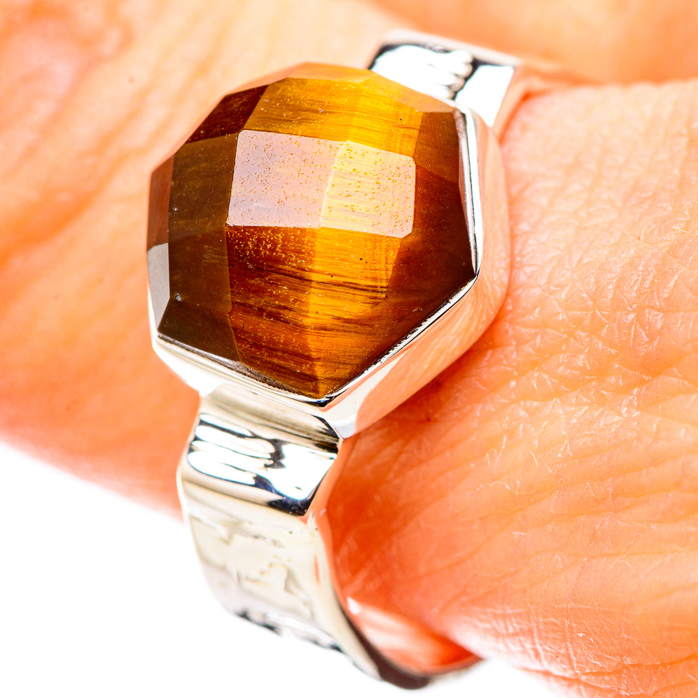 Tiger Eye Rings handcrafted by Ana Silver Co - RING134366