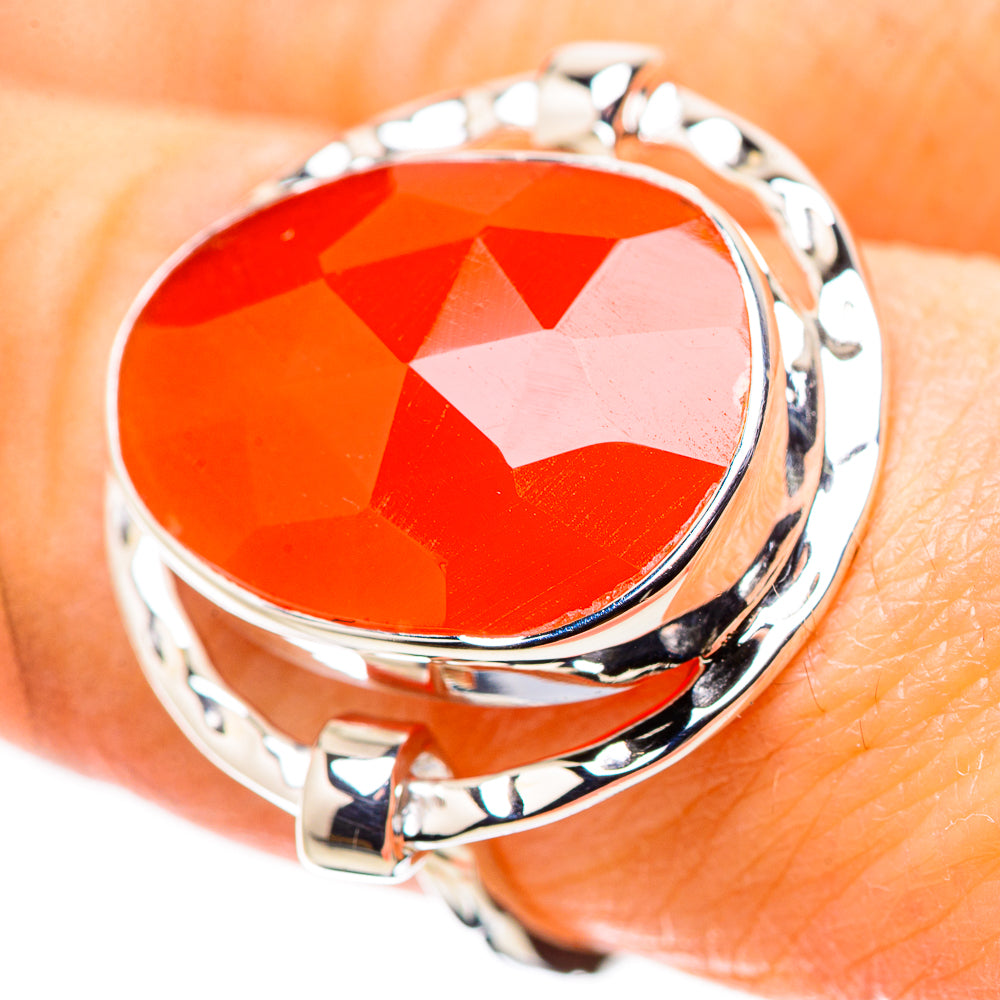 Carnelian Rings handcrafted by Ana Silver Co - RING134367