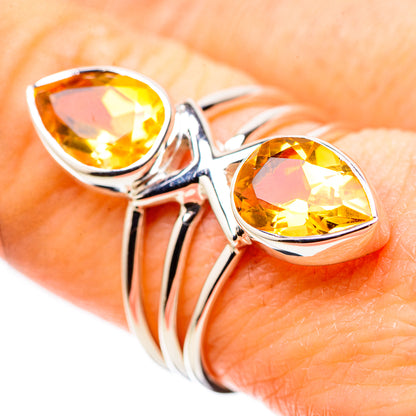 Citrine Rings handcrafted by Ana Silver Co - RING134368