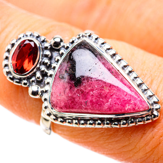 Rhodonite Rings handcrafted by Ana Silver Co - RING134369