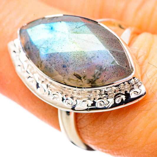 Labradorite Rings handcrafted by Ana Silver Co - RING134379