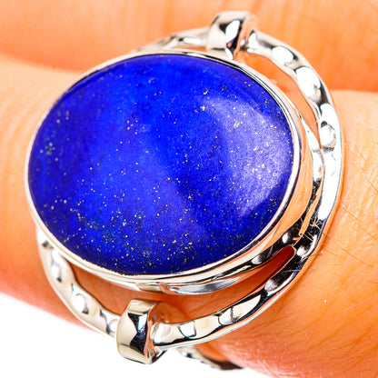 Lapis Lazuli Rings handcrafted by Ana Silver Co - RING134381