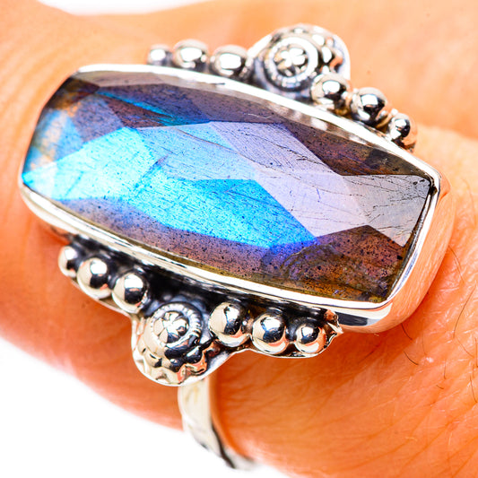 Labradorite Rings handcrafted by Ana Silver Co - RING134385