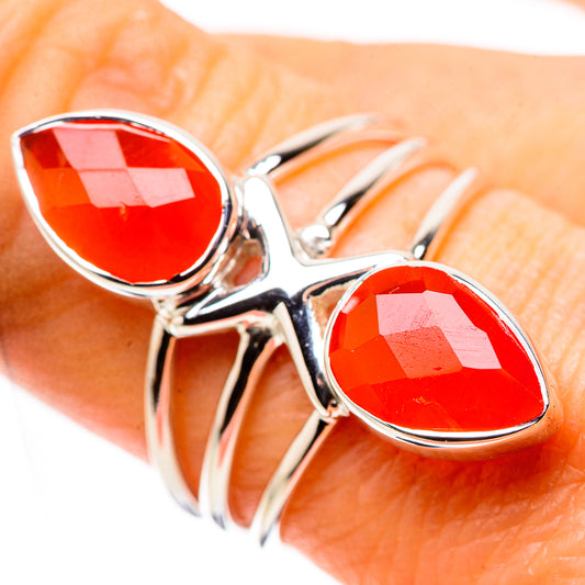 Carnelian Rings handcrafted by Ana Silver Co - RING134390