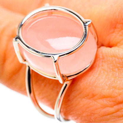Rose Quartz Rings handcrafted by Ana Silver Co - RING134392