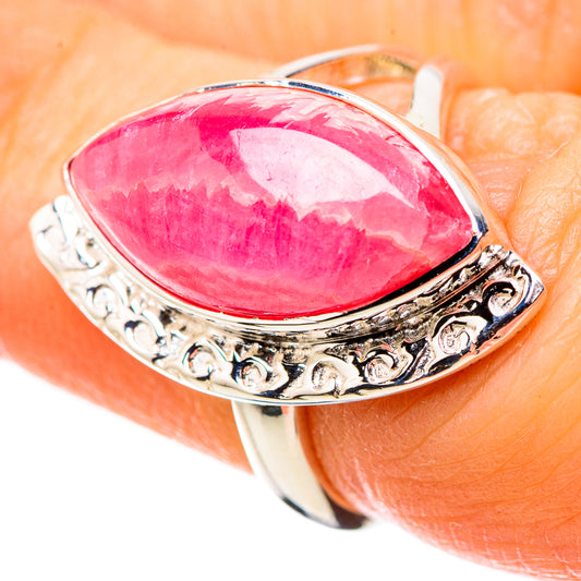 Rhodochrosite Rings handcrafted by Ana Silver Co - RING134393