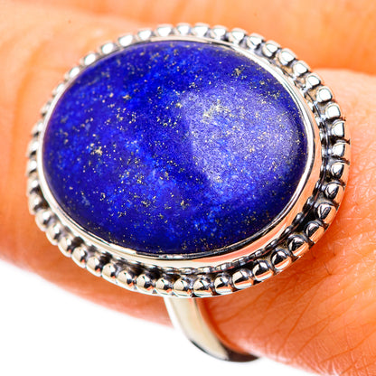 Lapis Lazuli Rings handcrafted by Ana Silver Co - RING134408