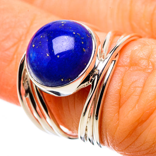Lapis Lazuli Rings handcrafted by Ana Silver Co - RING134411