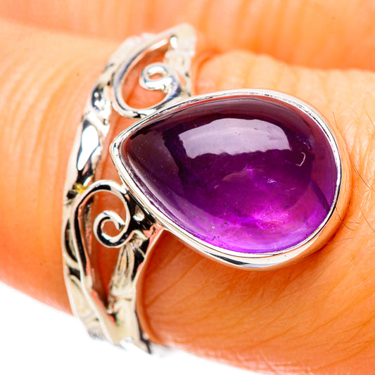 Amethyst Rings handcrafted by Ana Silver Co - RING134416