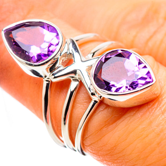 Amethyst Rings handcrafted by Ana Silver Co - RING134417