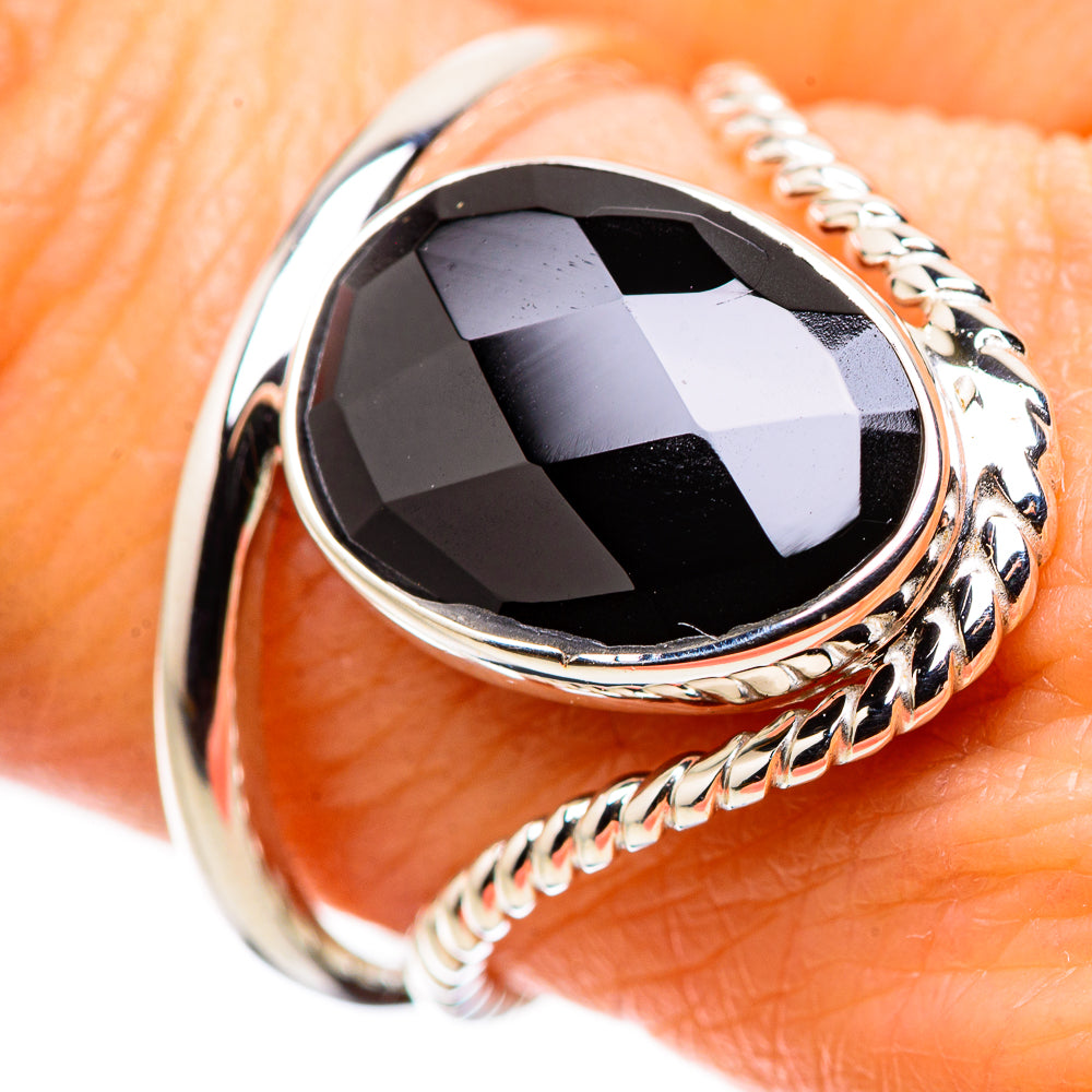Black Onyx Rings handcrafted by Ana Silver Co - RING134419