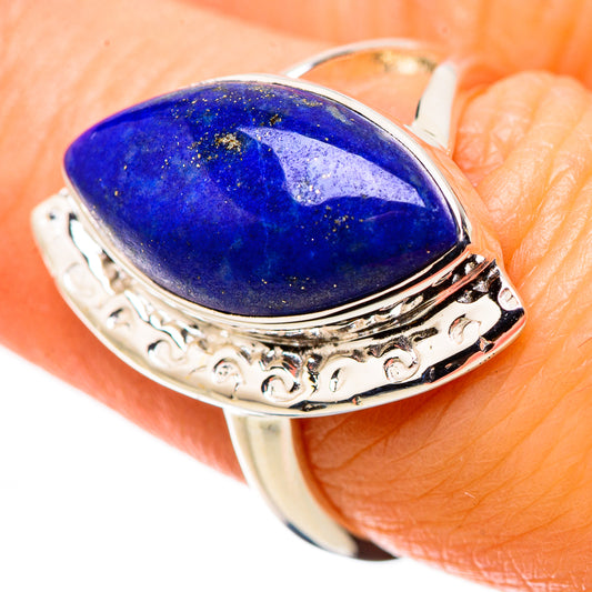 Lapis Lazuli Rings handcrafted by Ana Silver Co - RING134432