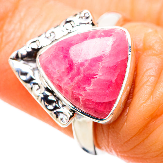 Rhodochrosite Rings handcrafted by Ana Silver Co - RING134435