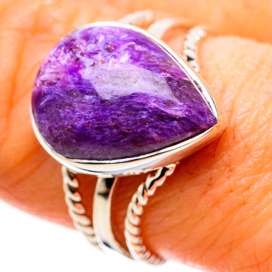 Charoite Rings handcrafted by Ana Silver Co - RING134437