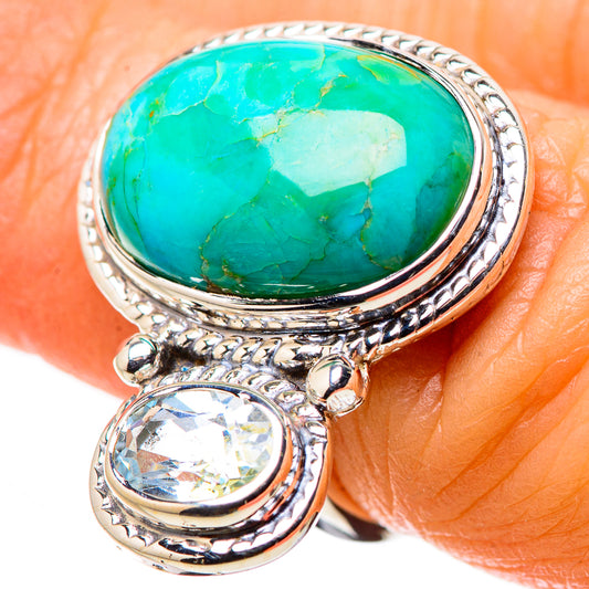 Chrysocolla Rings handcrafted by Ana Silver Co - RING134448