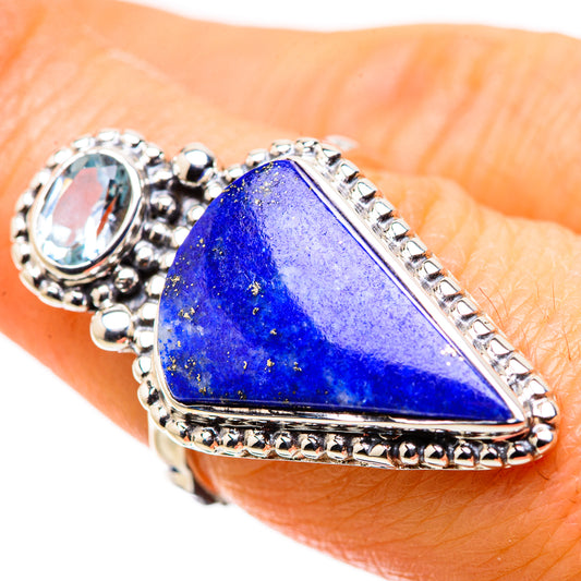 Lapis Lazuli Rings handcrafted by Ana Silver Co - RING134449