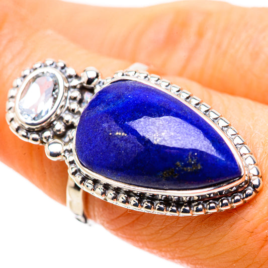 Lapis Lazuli Rings handcrafted by Ana Silver Co - RING134452