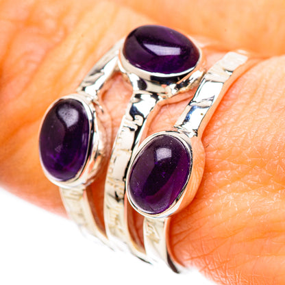 Amethyst Rings handcrafted by Ana Silver Co - RING134457