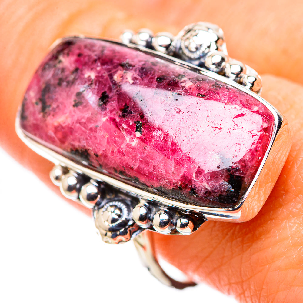 Rhodonite Rings handcrafted by Ana Silver Co - RING134475
