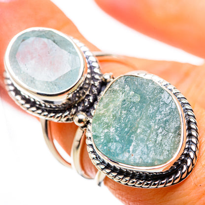 Aquamarine Rings handcrafted by Ana Silver Co - RING134489