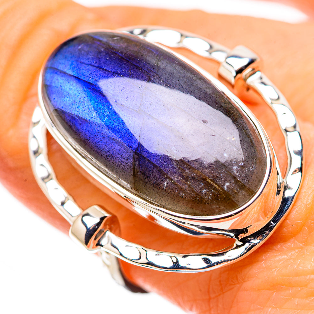 Labradorite Rings handcrafted by Ana Silver Co - RING134491